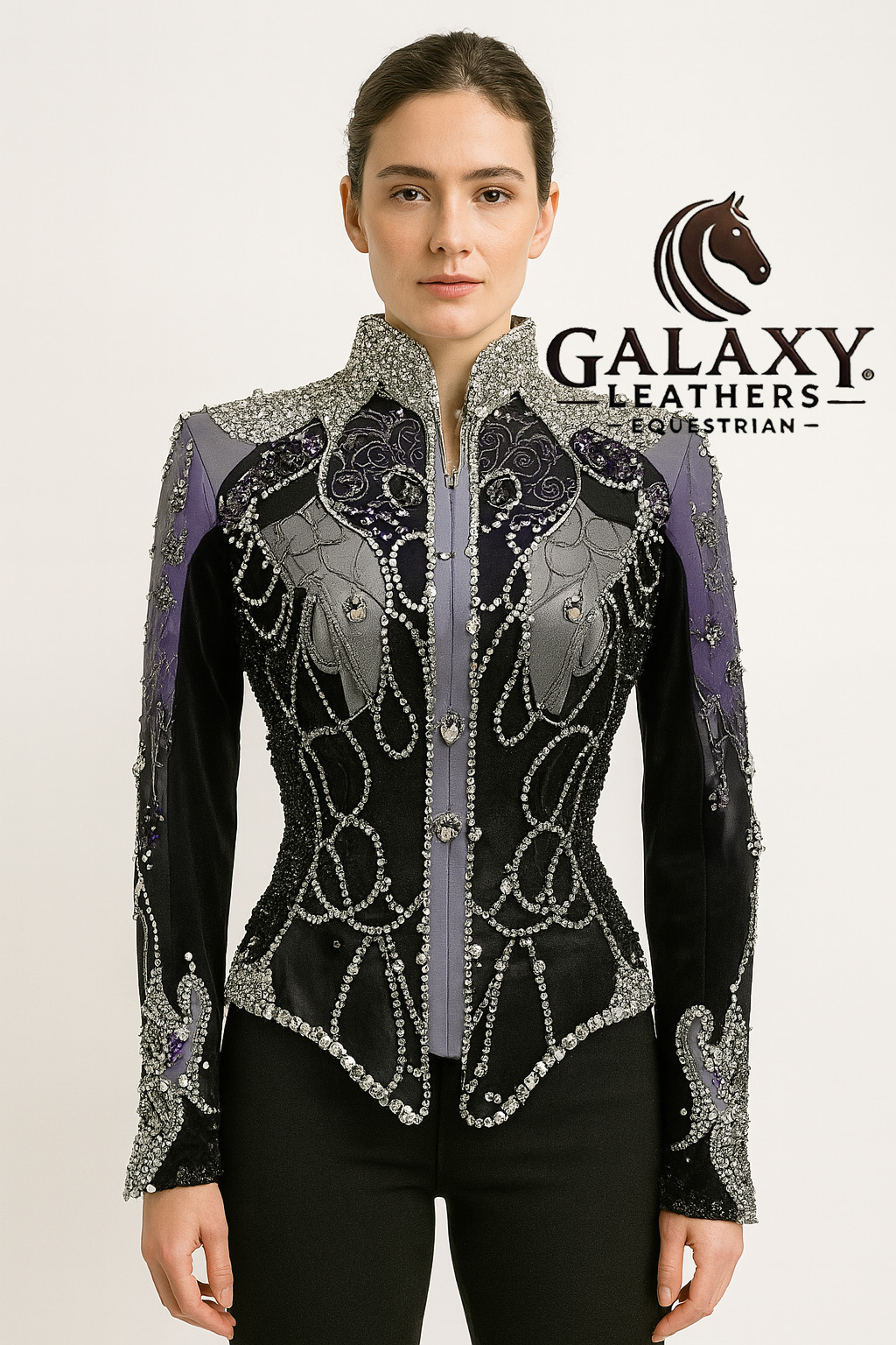 Western Show Jacket for Women Horse Shows and Riding Wear - Image 4