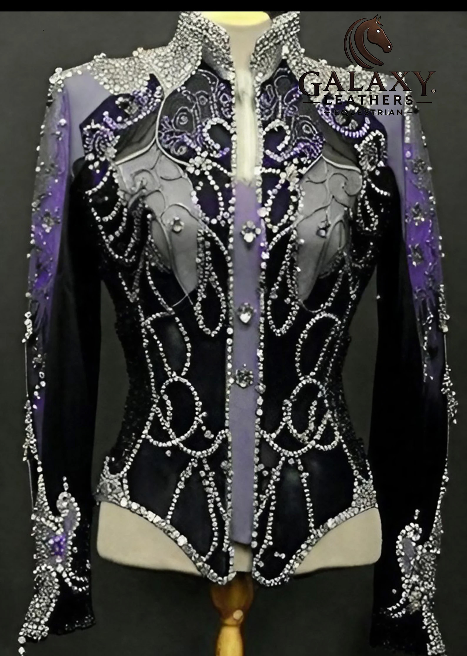 Western Show Jacket for Women Horse Shows and Riding Wear - Image 3