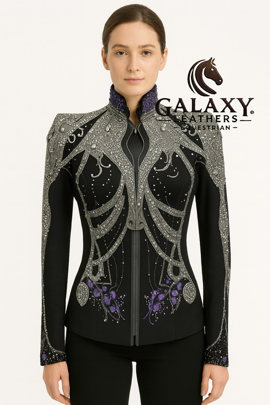 Western Show Jacket for Women Horse Shows and Riding Wear - Image 8