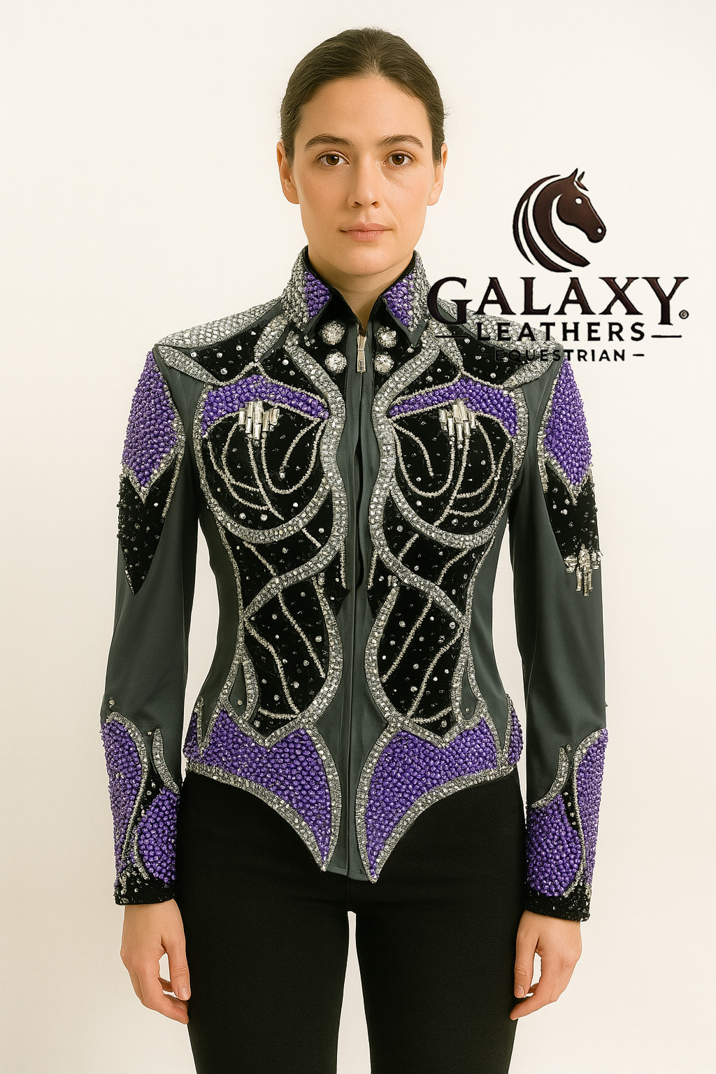 Western Show Jacket for Women Horse Shows and Riding Wear - Image 10