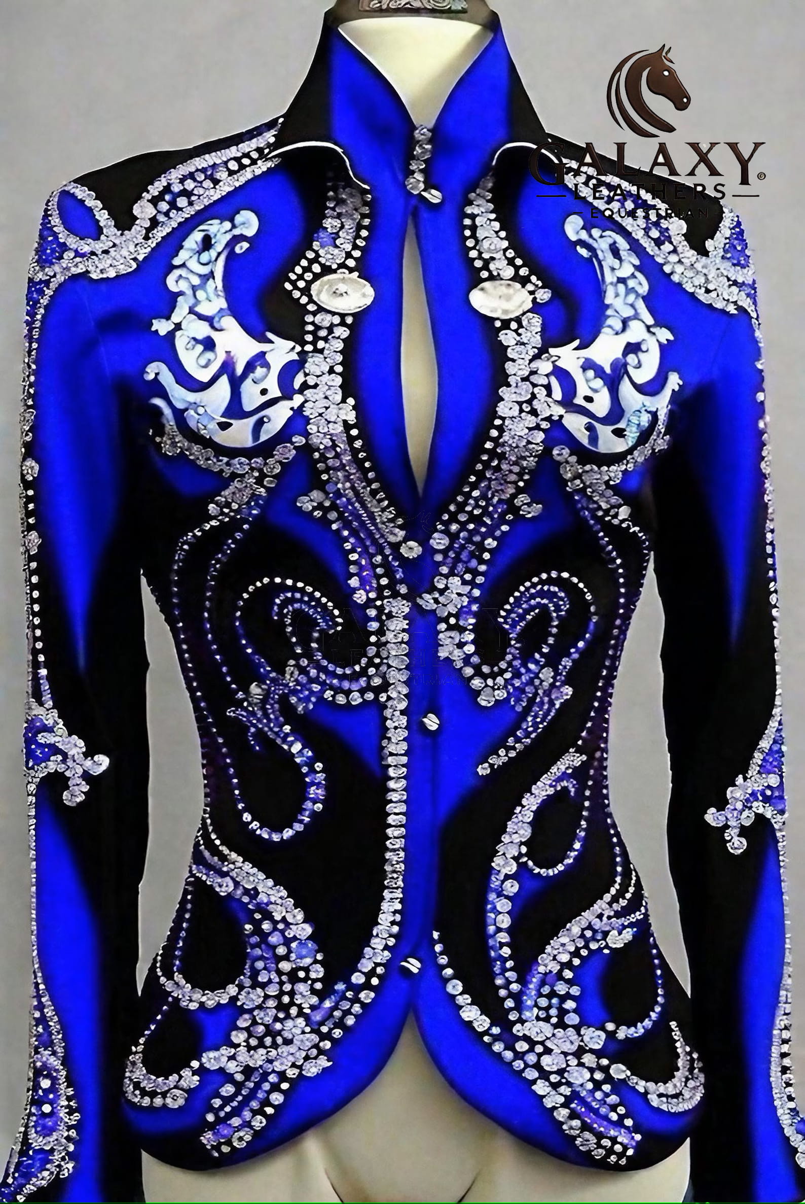 ROYAL BLUE Western Showmanship Jacket/Coat for Women Horse Shows and Riding Wear