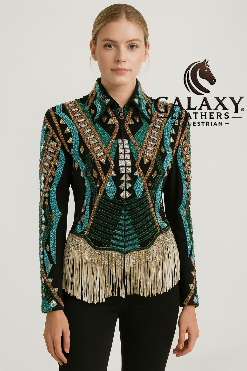 Show Jacket Western custom rodeo queen Showmanship women show Jacket