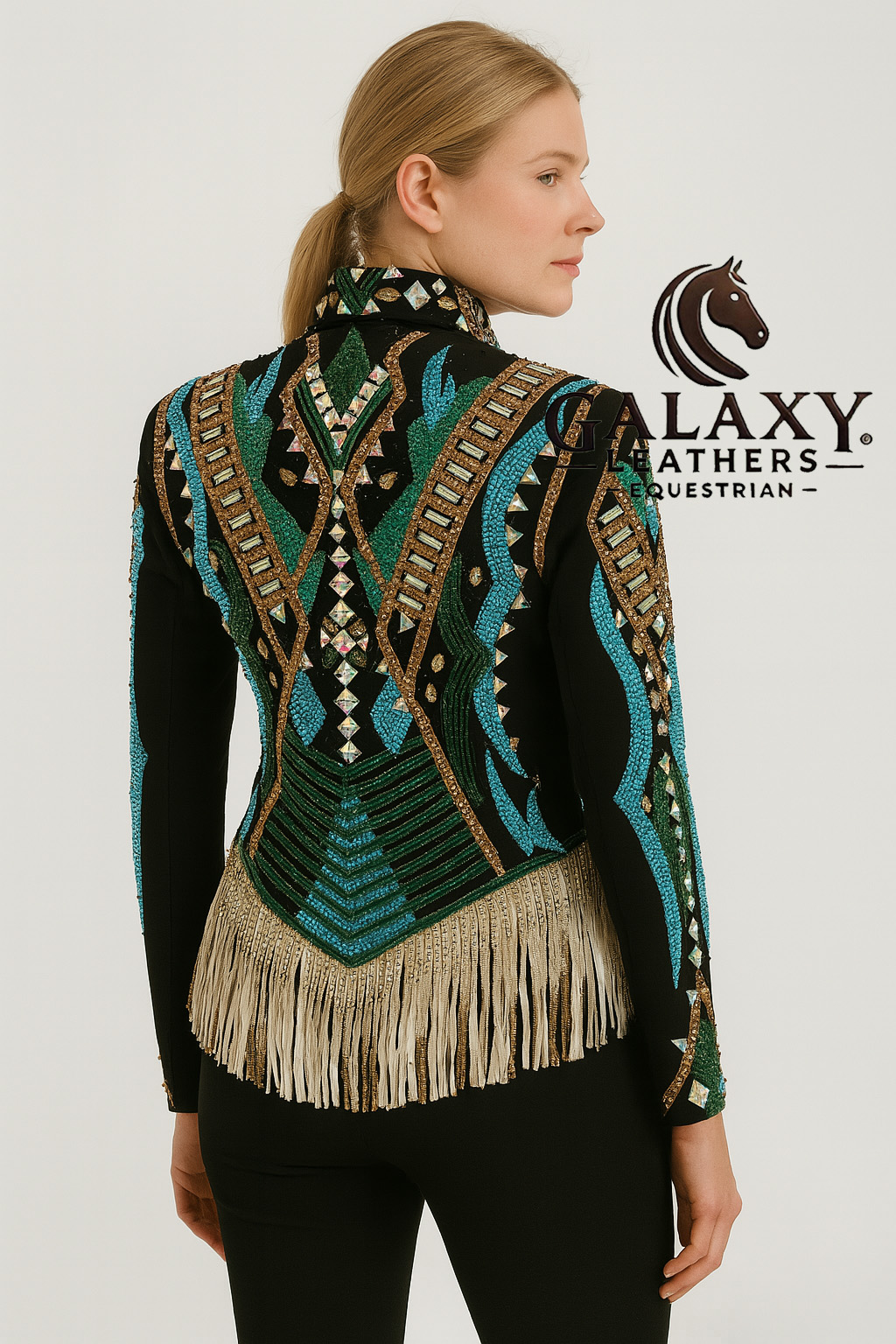 Show Jacket Western custom rodeo queen Showmanship women show Jacket - Image 4