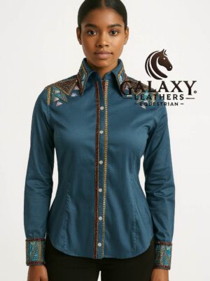 Show Shirt Western Showmanship Women'show Shirt horsemanship Shirt for Shows