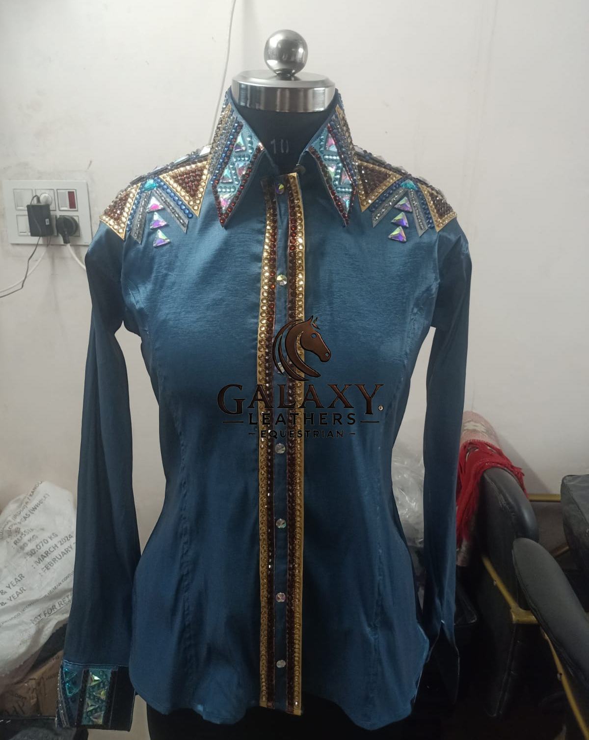 Show Shirt Western Showmanship Women'show Shirt horsemanship Shirt for Shows - Image 4