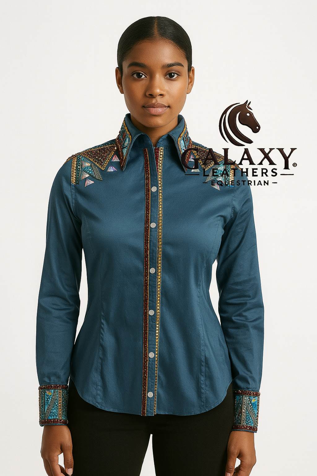 Show Shirt Western Showmanship Women'show Shirt horsemanship Shirt for Shows