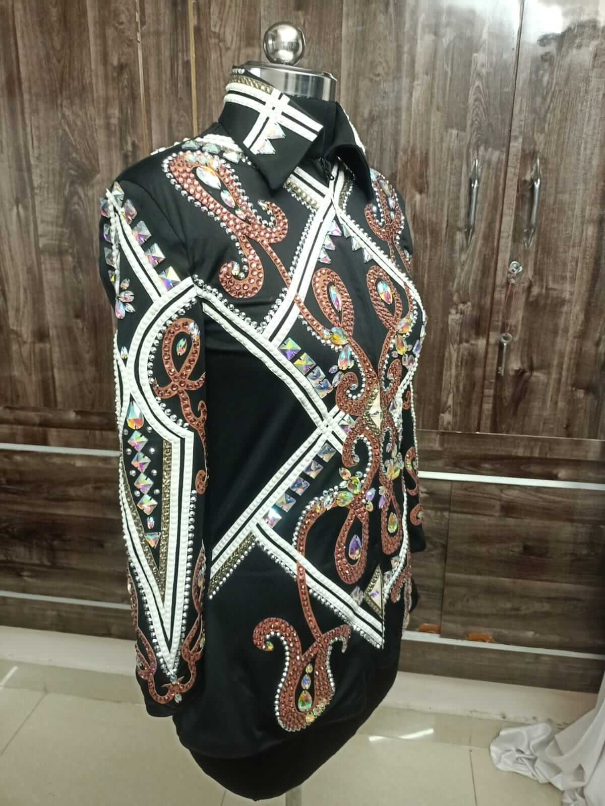 Western Show Shirt Western Showmanship Women's show Jacket horsemanship coat - Image 2