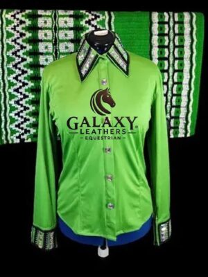 Showmanship or Showman Western Shirt with Matching Show Pad