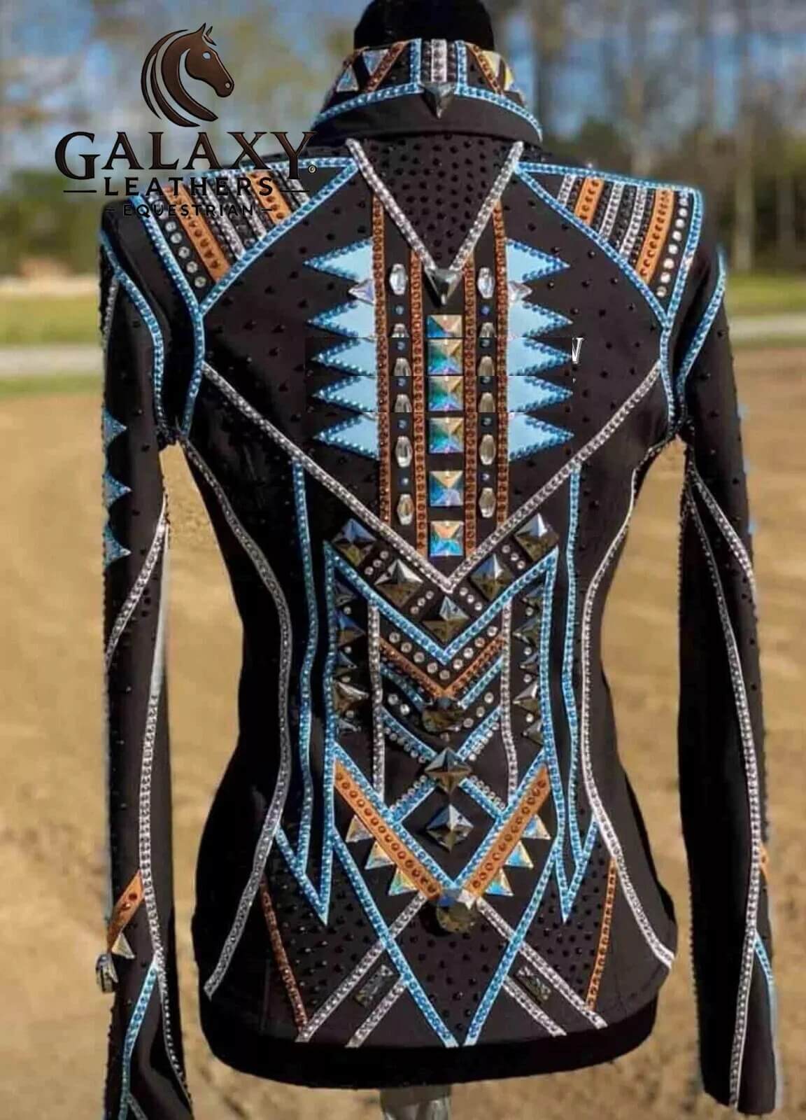 Show Shirt-cum-Jacket Western Showmanship Women's show Jacket horsemanship coat - Image 2