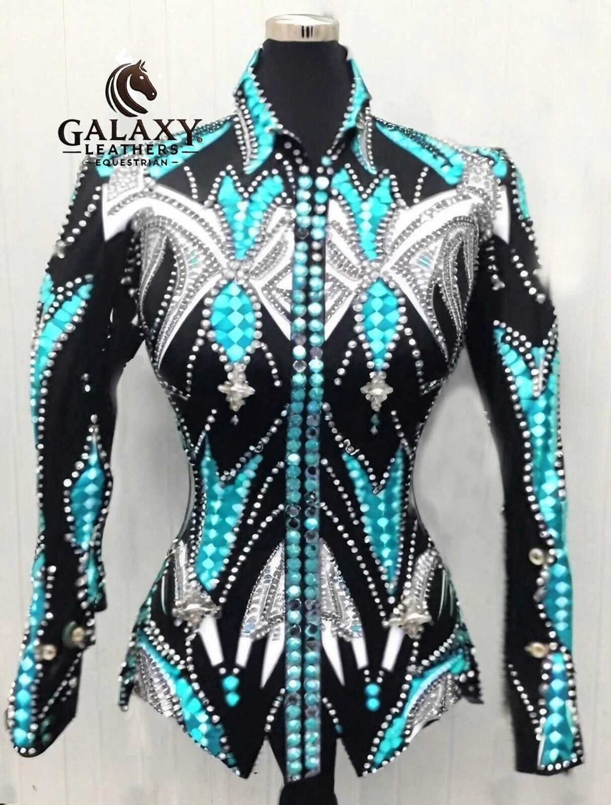 ROYAL BLUE Western Showmanship Jacket/Coat for Women Horse Shows and Riding Wear