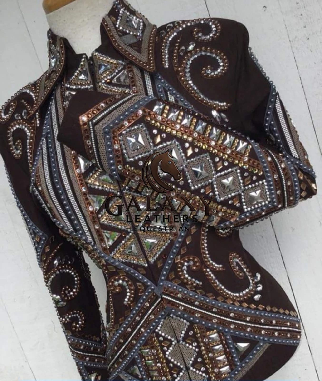 Show Jacket Western Showmanship Women RodeoJacket horsemanship jacket for shows - Image 2