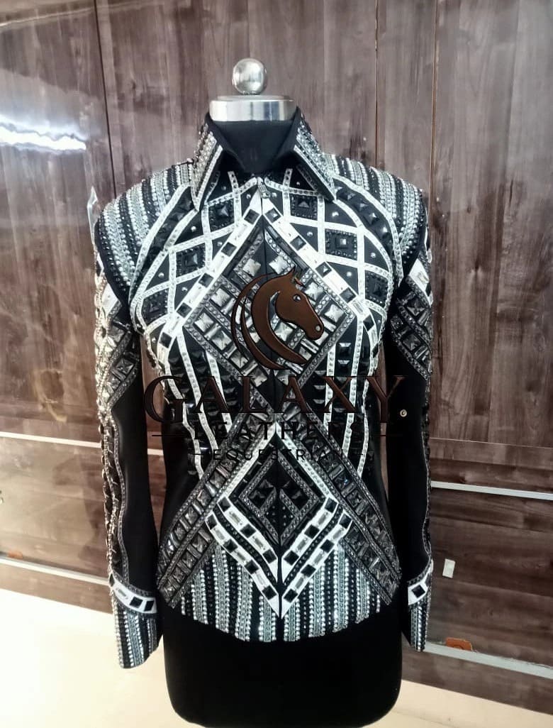 Show Jacket Western Showmanship Women RodeoJacket horsemanship jacket for shows - Image 4