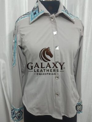 Showmanship or Showman Western Shirt with Matching Show Pad