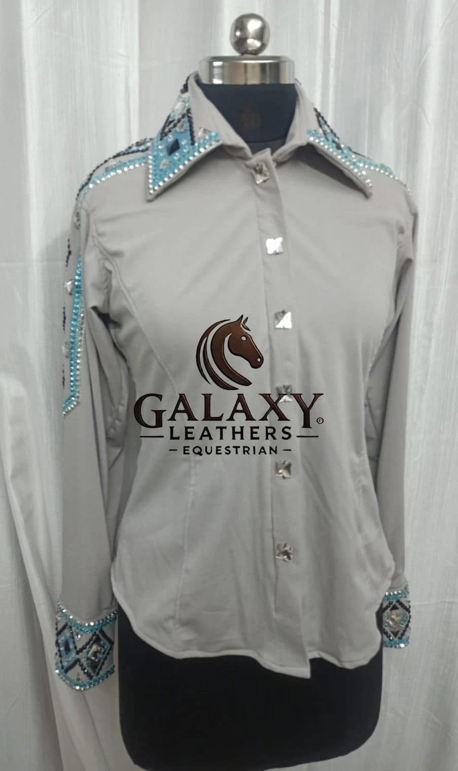 Showmanship or Showman Western Shirt with Matching Show Pad