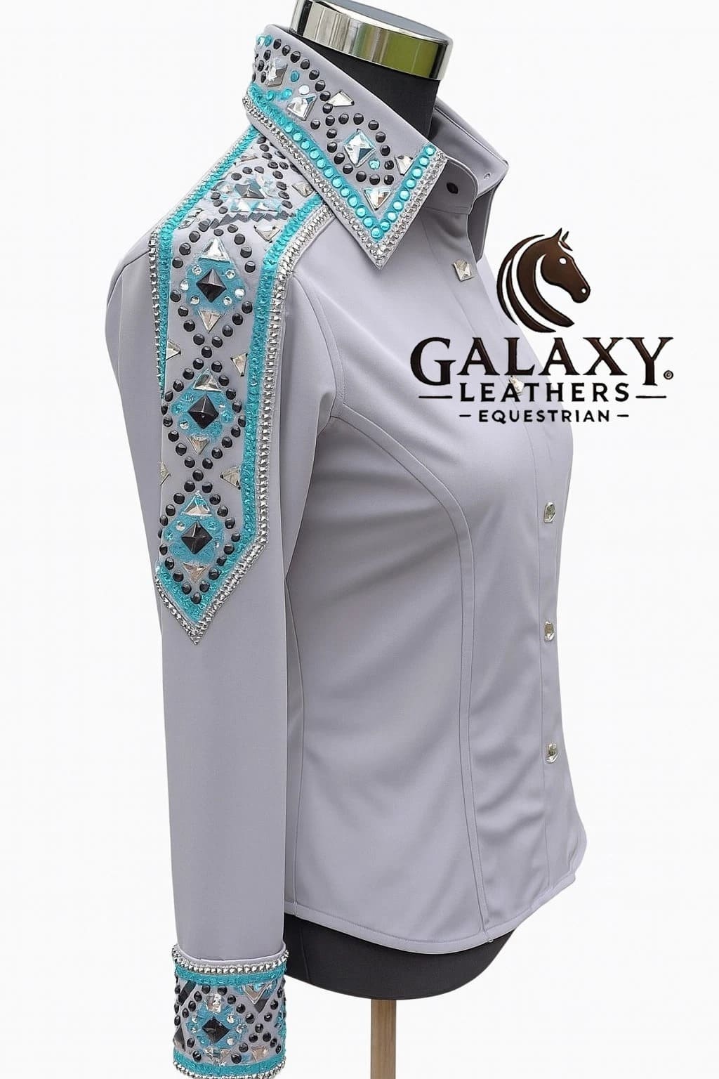 Showmanship or Showman Western Shirt with Matching Show Pad - Image 4