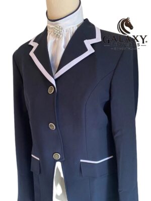 Dressage Show Equestrian Cutaway Jacket or Coat Black or Navy Blue
