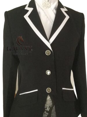 Dressage Show Equestrian Cutaway Jacket or Coat Black or Navy Blue