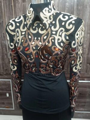 Show Jacket Western Showmanship Women RodeoJacket horsemanship jacket for shows