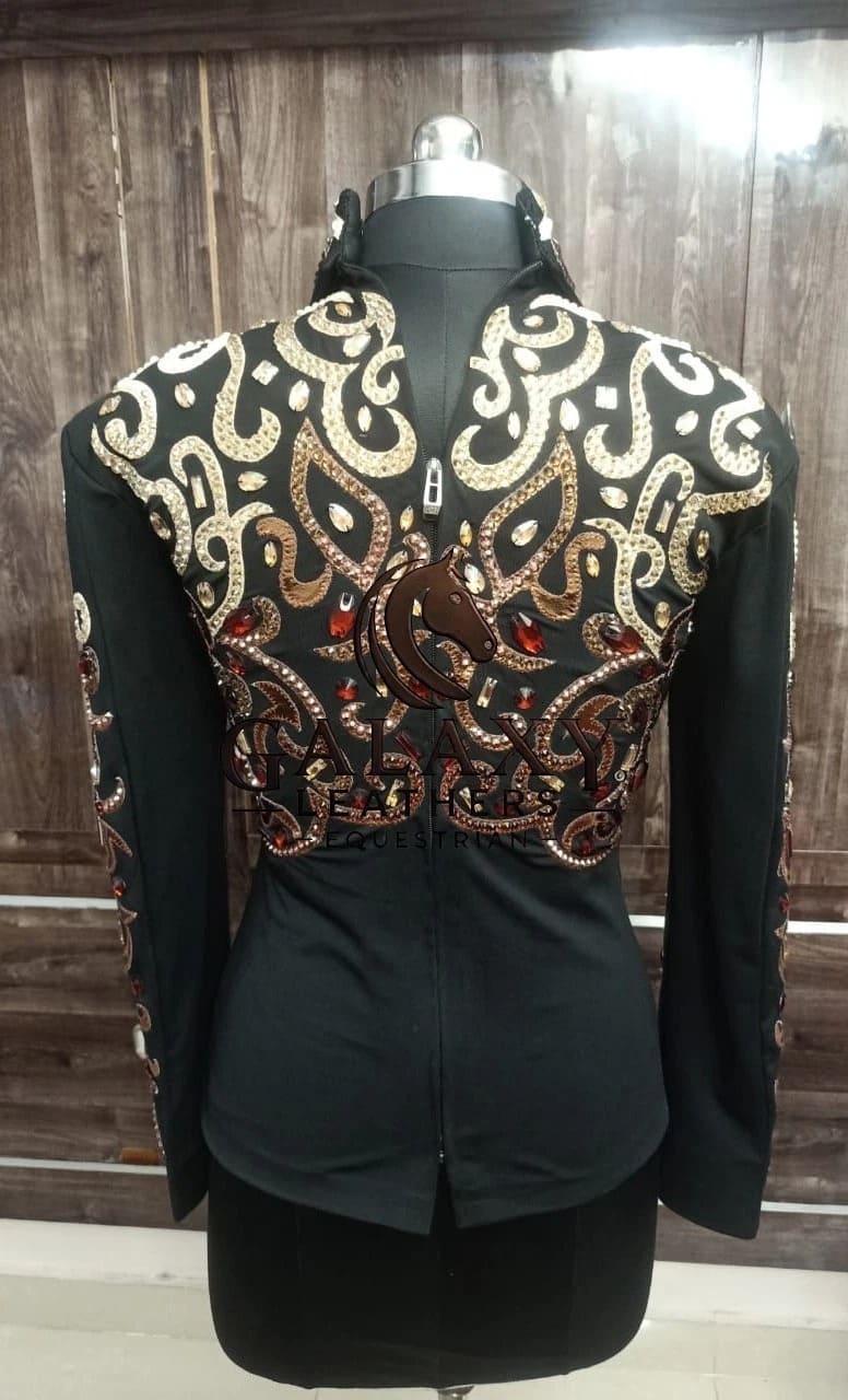 Show Jacket Western Showmanship Women RodeoJacket horsemanship jacket for shows - Image 3