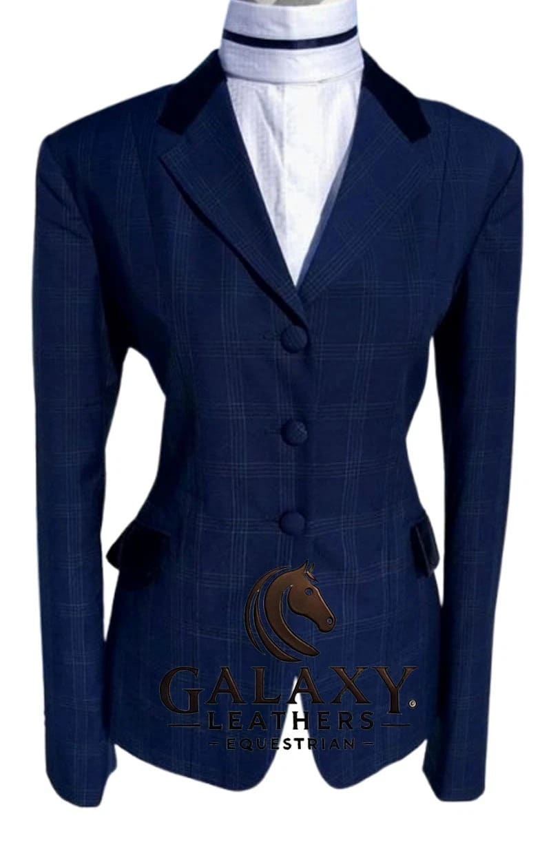 Women's Vintage Western Hunt Coat - Equestrian Jacket for Riding, Jumping and H.