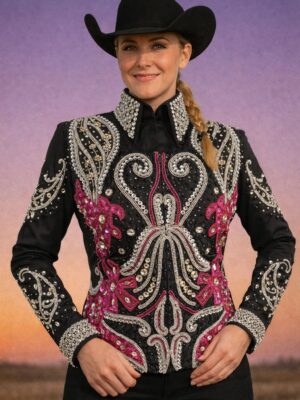 Show Jacket Western Showmanship Women's show Jacket horsemanship jacket for shows