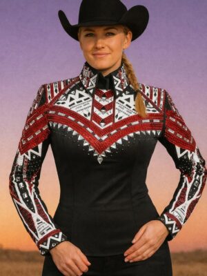 Show Jacket Western Showmanship Women's show Jacket horsemanship jacket for shows