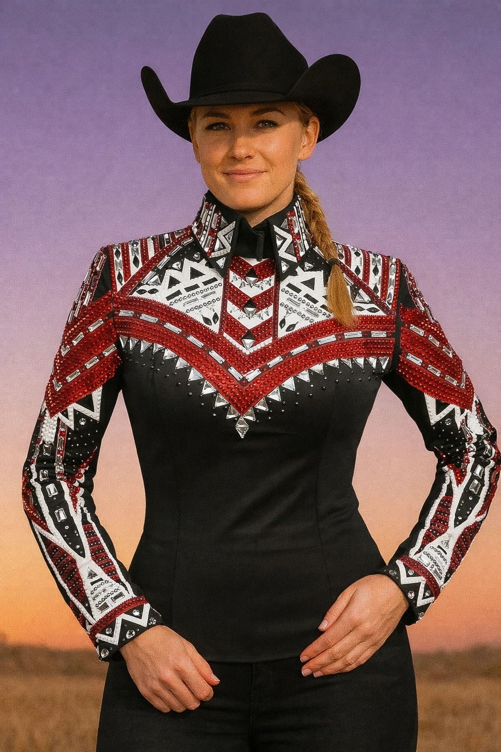 Show Jacket Western Showmanship Women's show Jacket horsemanship jacket for shows